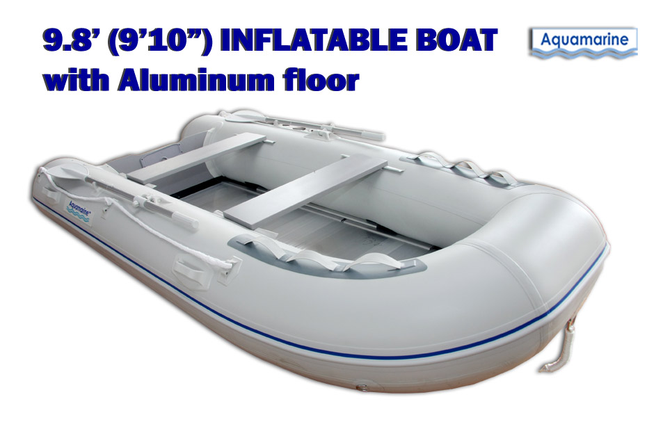  Inflatable Fishing Boat Dinghy Scuba Raft With Aluminum Floor | eBay