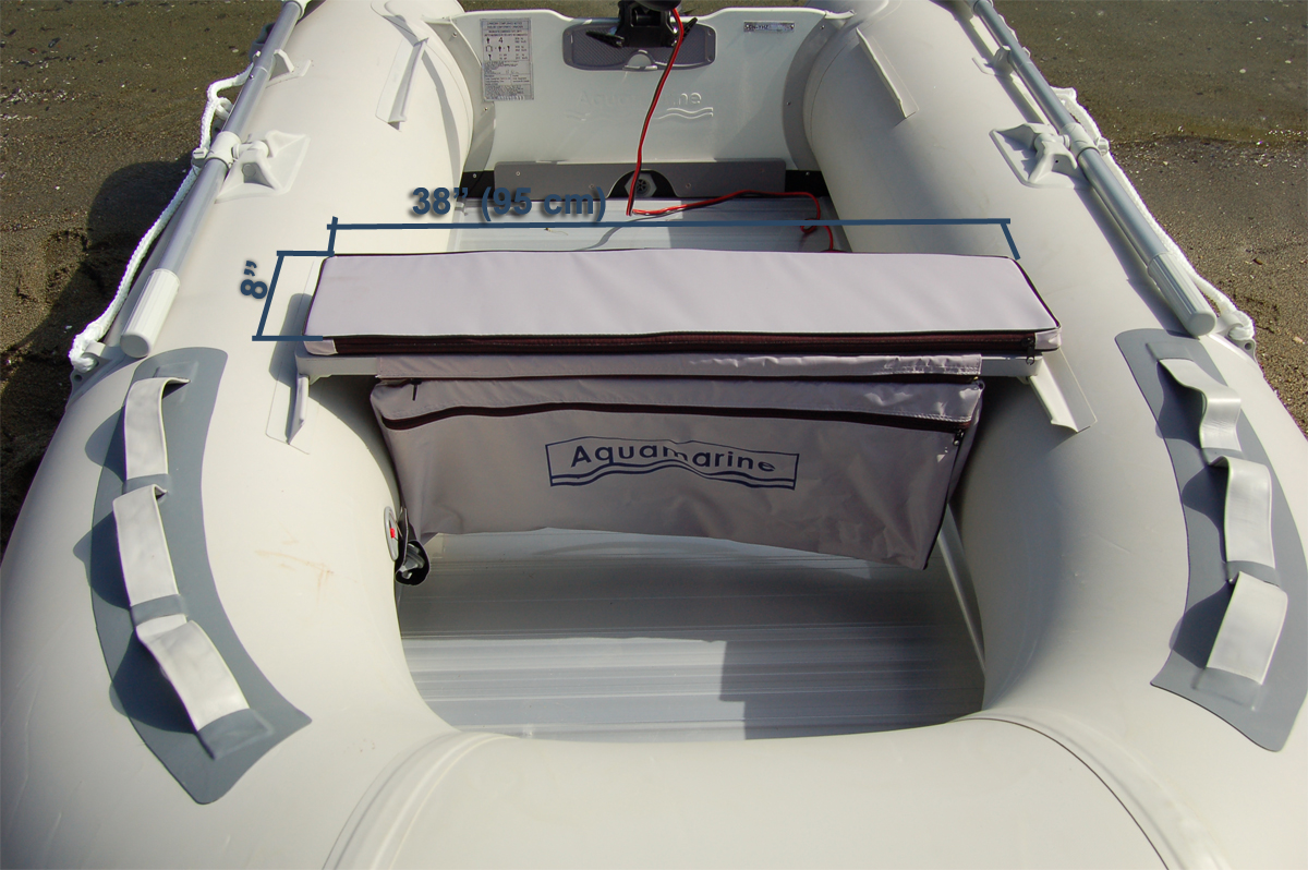 Underseat storage bag with Cushion for 14/' inflatable boat UNDER SEAT BAG 47/"