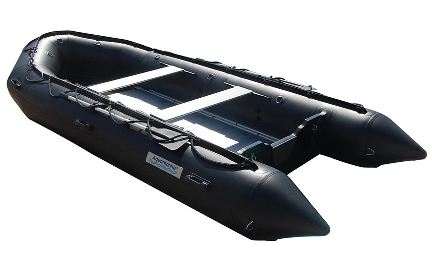 Related Products 14 ft INFLATABLE BOAT with Aluminum Floor-14 ' INFLATABLE BOAT PRO MILITARY BLACK