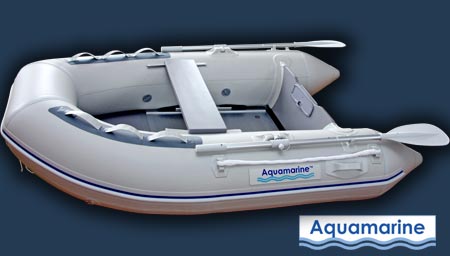 7.5 ' inflatable boat with fiberglass transom