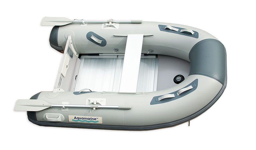 7.5 ft inflatable dinghy boat waterline style top view 