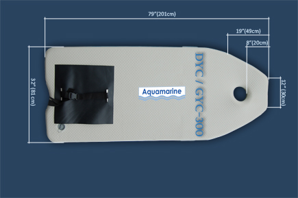 Air deck floor for 9.8' inflatable boat replacement