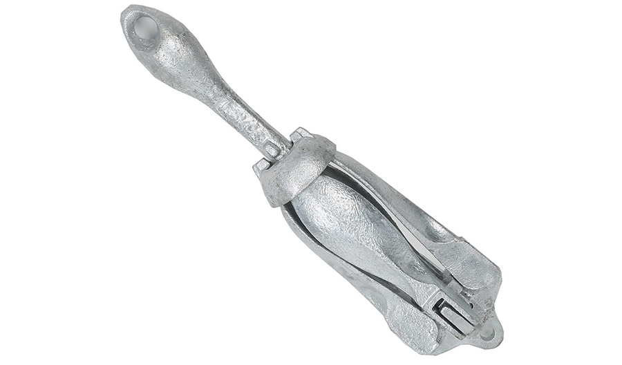 Grapnel anchor galvanised folded