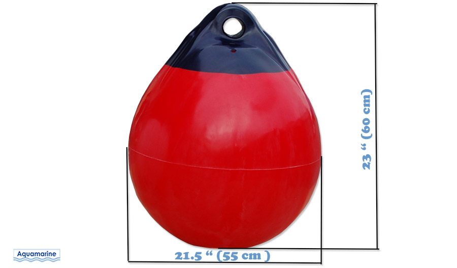 Boat mooring buoy 21.5 in diameter with sizes 