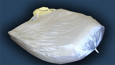 Inflatable boat cover