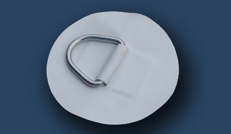 Details about   4x Stainless Steel Kayak D-ring Pad/Patch for PVC Inflatable Boat Dinghy 