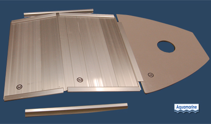 Accessories for Aluminum Floor for 9.8' inflatable Boat-Aluminum floor for 7.5 inflatable boat