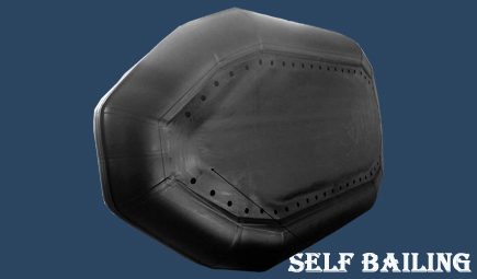 14 ft inflatable self bailing  whitewater raft 