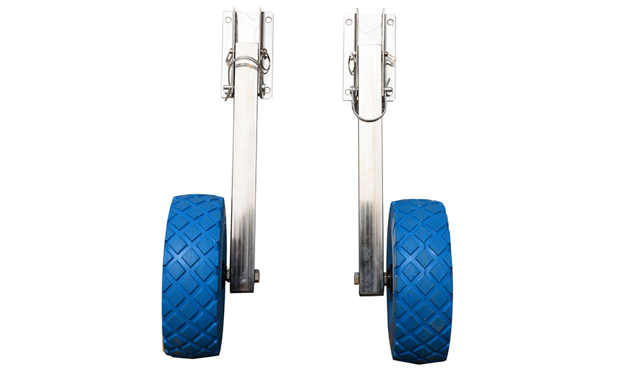 Boat Launching wheels flat free tires stainless