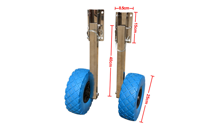 Boat Launching wheels Dimensions of the dolly