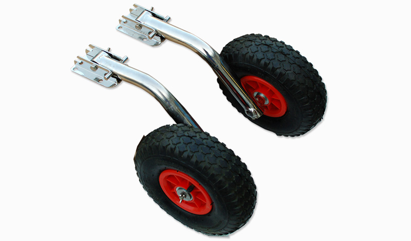 Flip up Boat Launching Wheels 