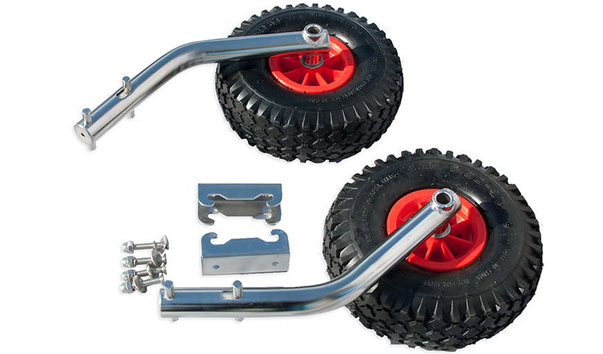 quick release Launching wheels for inflatable boat 
