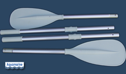 Collapsible oars for inflatable boat 