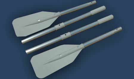 Paddles for aqumarine inflatable raft