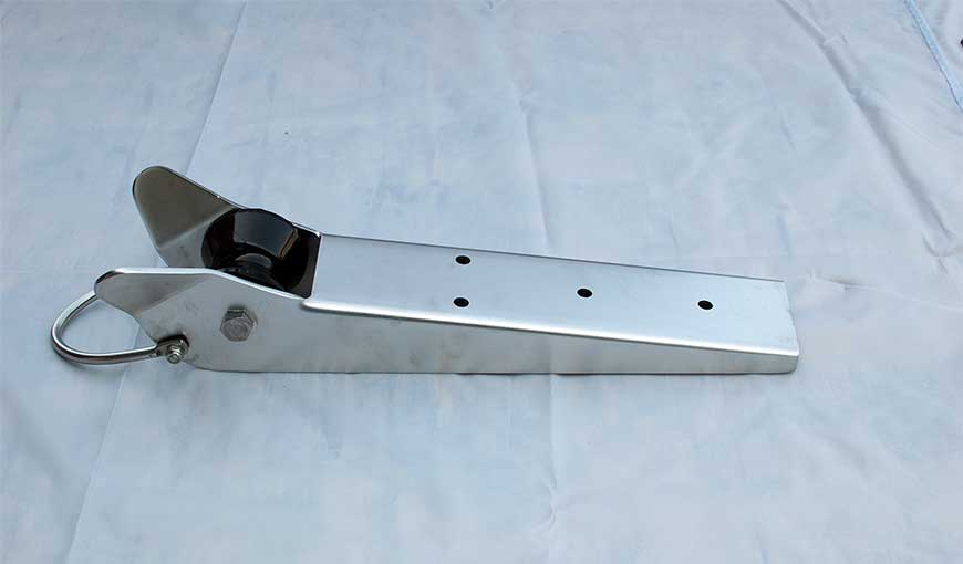 Anchor roller Stainless steel - bottom view  