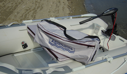 removable under bench seat storage bag for inflatable boat