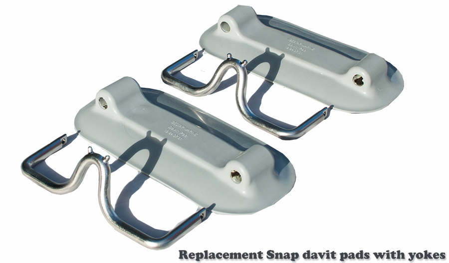 Snap davits Pads with yokes for Inflatable dinghy