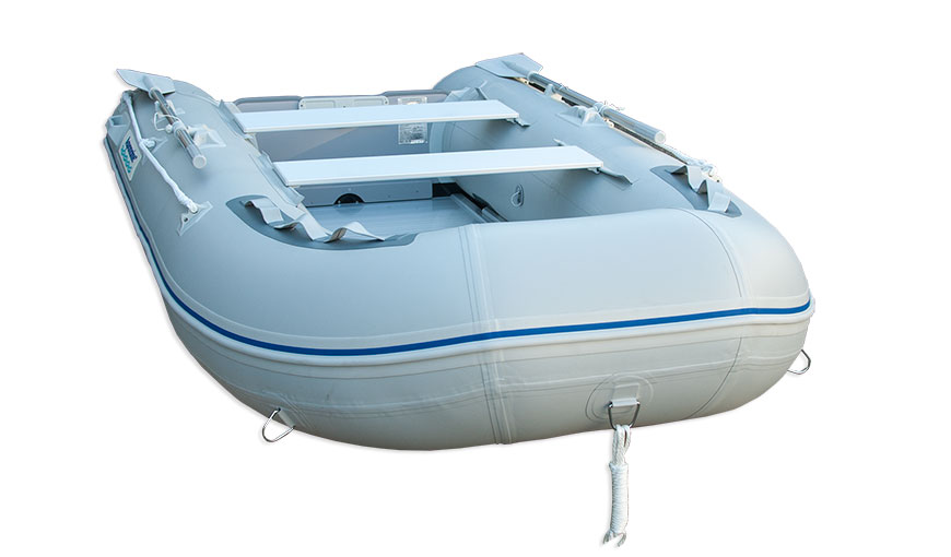 10 ft inflatable boat with aluminum floor fishing dinghy 4 person