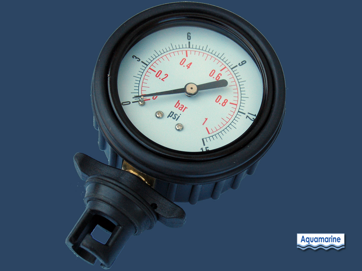 SEAMAX Portable Analog Manometer Air Pressure Gauge for Inflatable Boats 