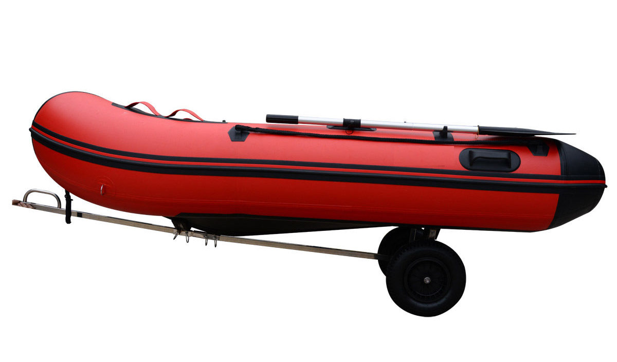 With Wobble Rollers Launch Trolley Folding Inflatable Dinghy / Boat 