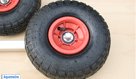 LAUNCHING WHEELS FOR INFLATABLE DINGHY