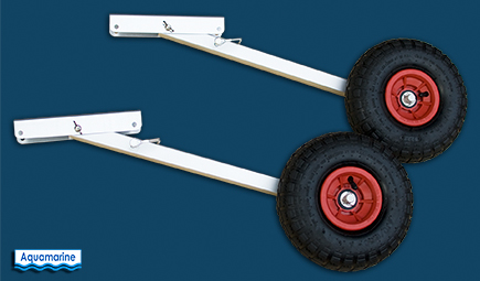 Launching wheels for inflatable boat 10 inches