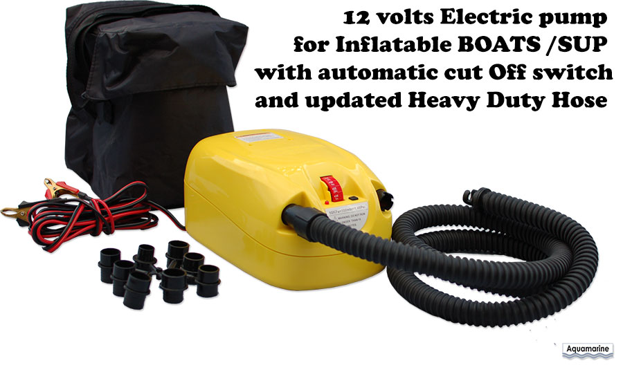 Accessories for 11' inflatable boat-Electric Air Pump For Inflatable Boats 