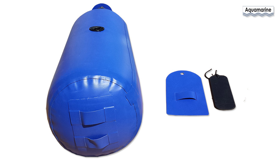 Inflatable thwart for river raft